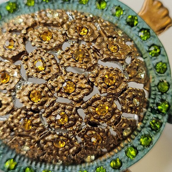 Sea Turtle Brooch Pin Tortoise Brooch - Picture 3 of 10